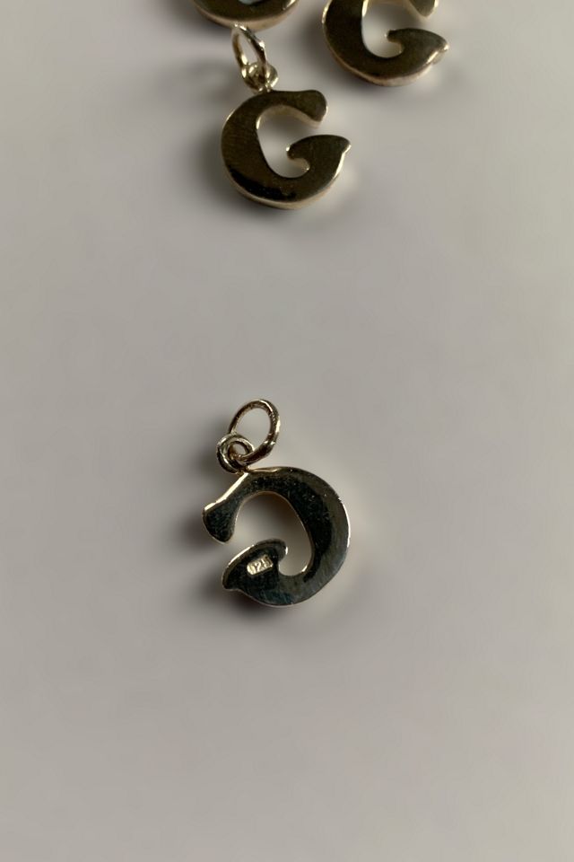 Vintage Sterling Silver Letter G Initial Charm Selected by SharpLilTeeth #2