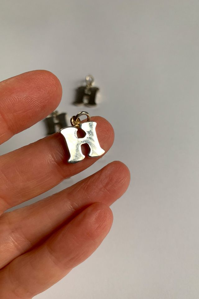 Vintage Sterling Silver Letter H Initial Charm Selected by SharpLilTeeth #1