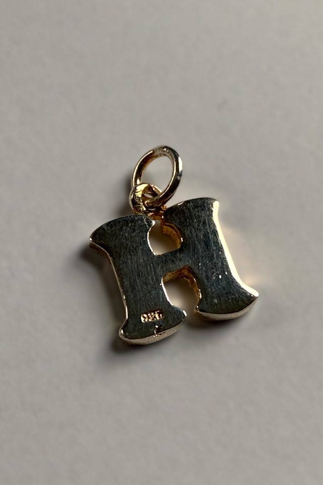 Vintage Sterling Silver Letter H Initial Charm Selected by SharpLilTeeth #2