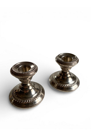 Antique Sterling Silver Candle Holders Selected by SharpLilTeeth