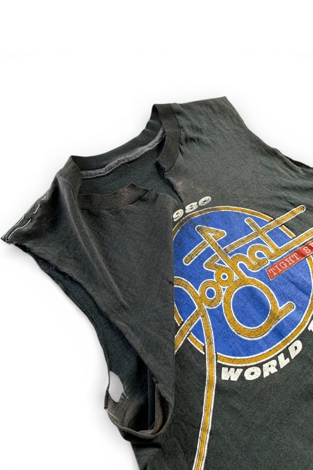 Vintage Distressed Foghat 1980s Tour Band T-Shirt Selected by SharpLilTeeth #1