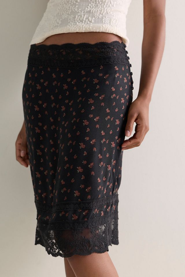 Good Company Printed Midi Slip Skirt #3