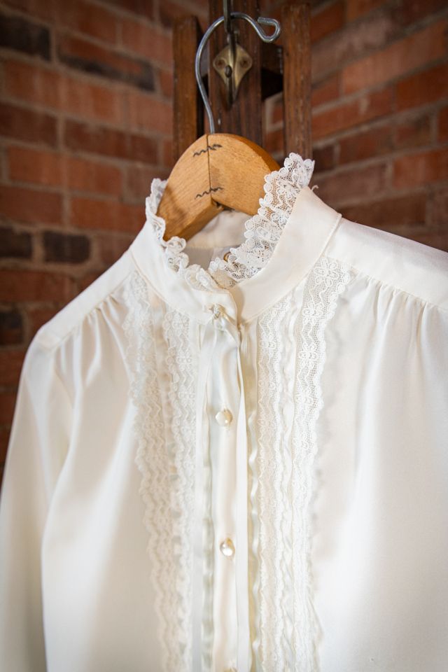 Vintage 70s Rhoda Lee Lace Blouse Selected by Black Shag Vintage #3