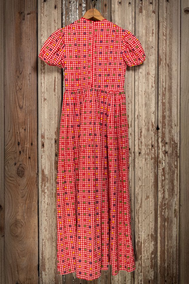 Vintage 70s Maxi Picnic Dress Selected by Black Shag Vintage #2