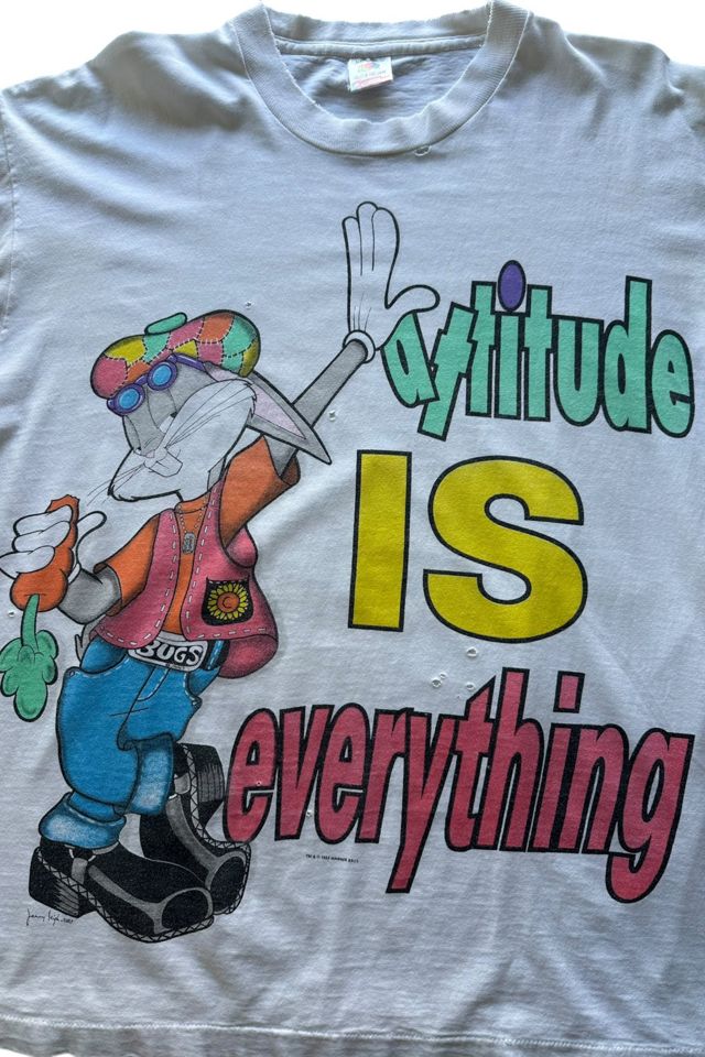 Vintage 1990s Bugs Bunny Looney Tunes Oversized T Shirt Selected By Vintage Warrior #1