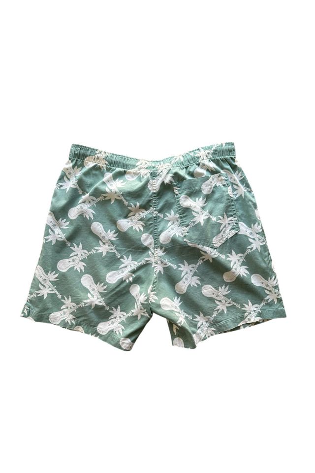 Vintage 1960s Guitar Palm Tree Themed Shorts Selected By Vintage Warrior #2