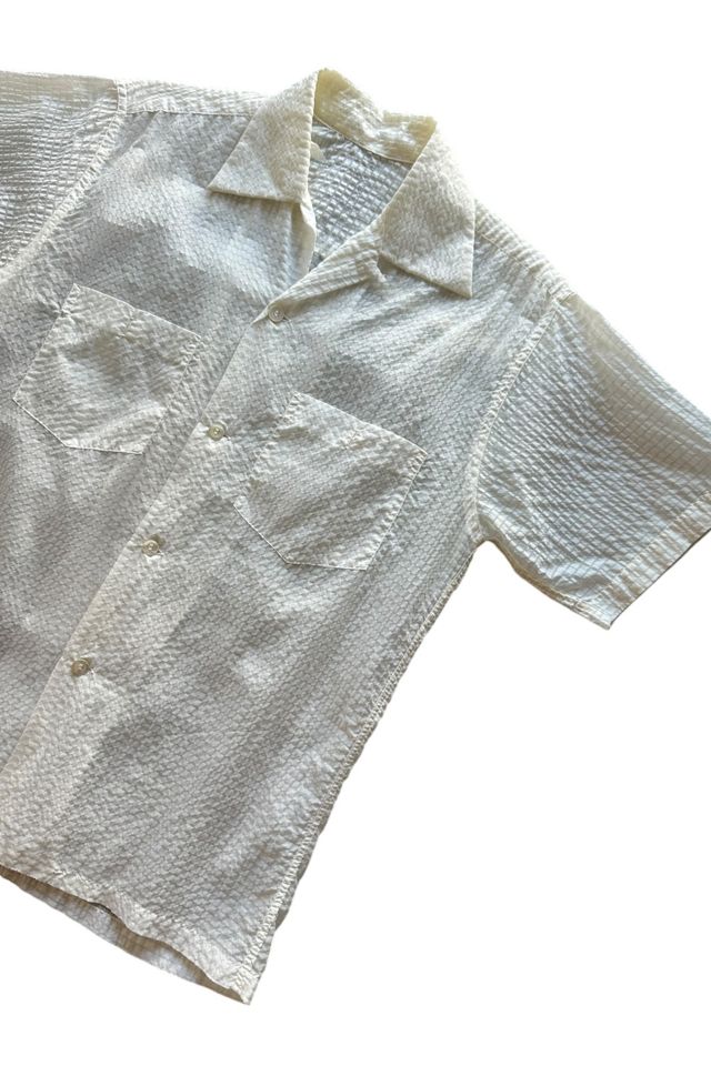 Vintage 1960s Sheer Patterned Nylon Shirt Selected By Vintage Warrior #1