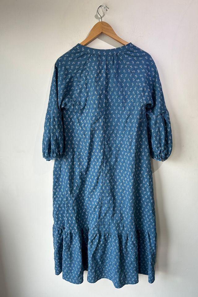 Pietsie Blue Calico Print Dress Selected by The Curatorial Dept. #1