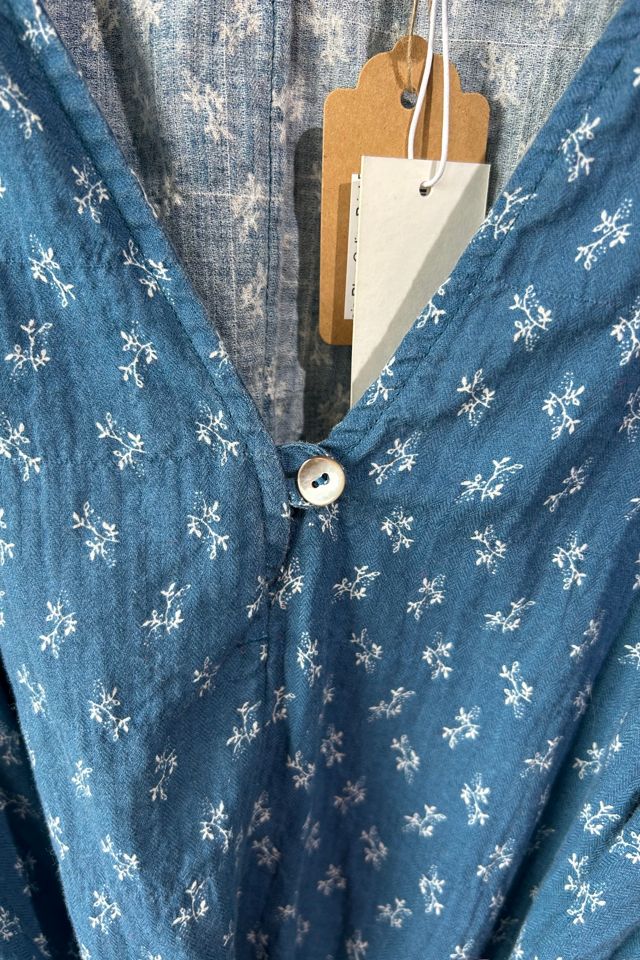 Pietsie Blue Calico Print Dress Selected by The Curatorial Dept. #3