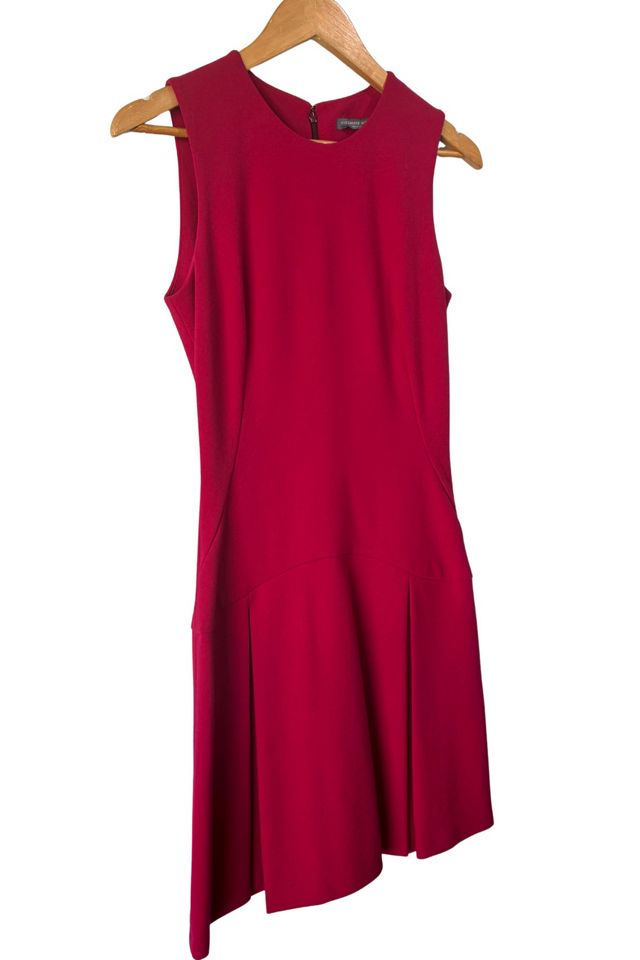 Alexander McQueen Raspberry Wool Dress Selected by The Curatorial Dept. #1
