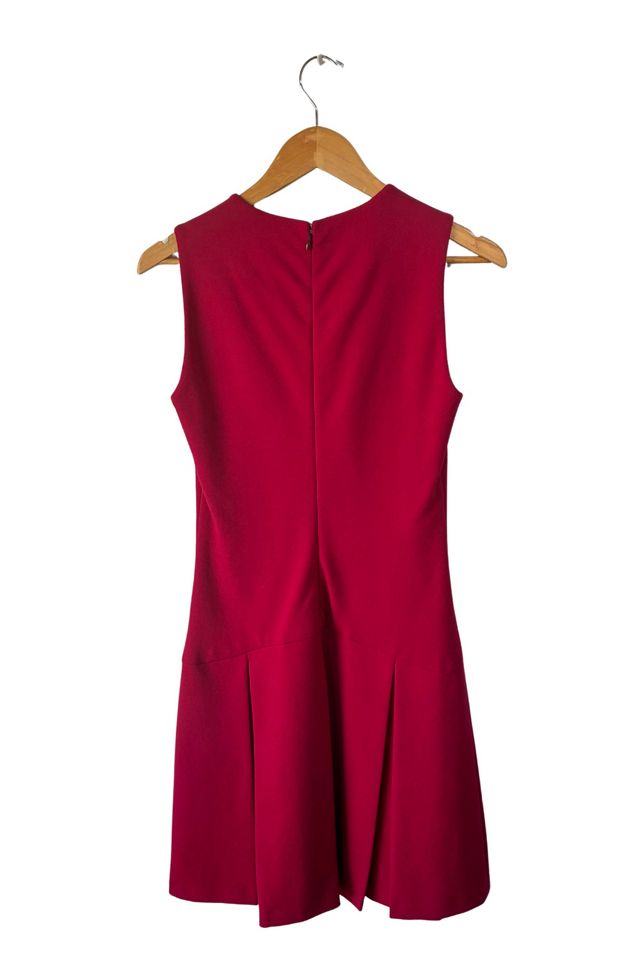 Alexander McQueen Raspberry Wool Dress Selected by The Curatorial Dept. #2