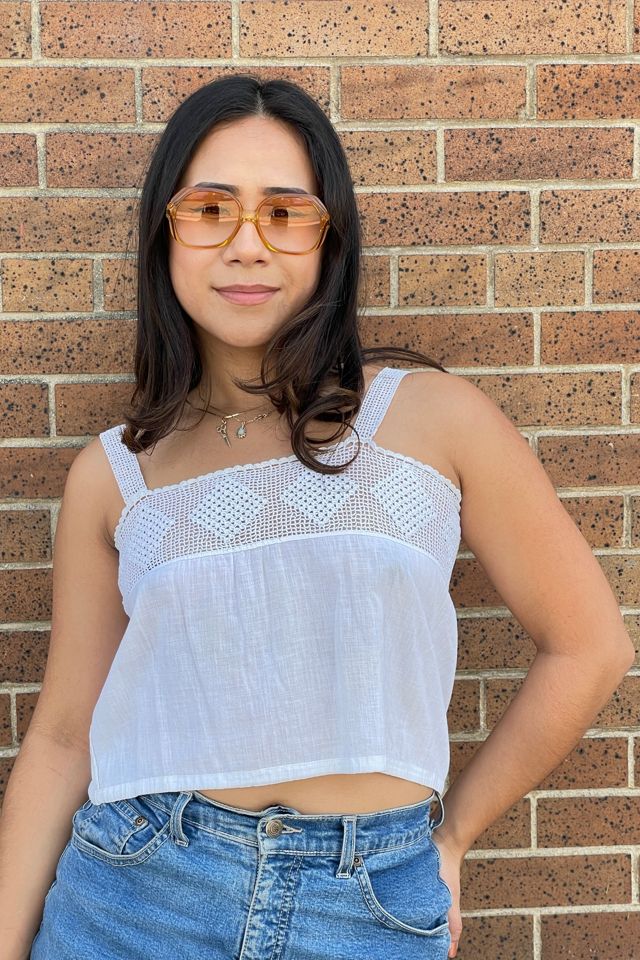 Antique Cropped Handmade Camisole Selected by FernMercantile #1