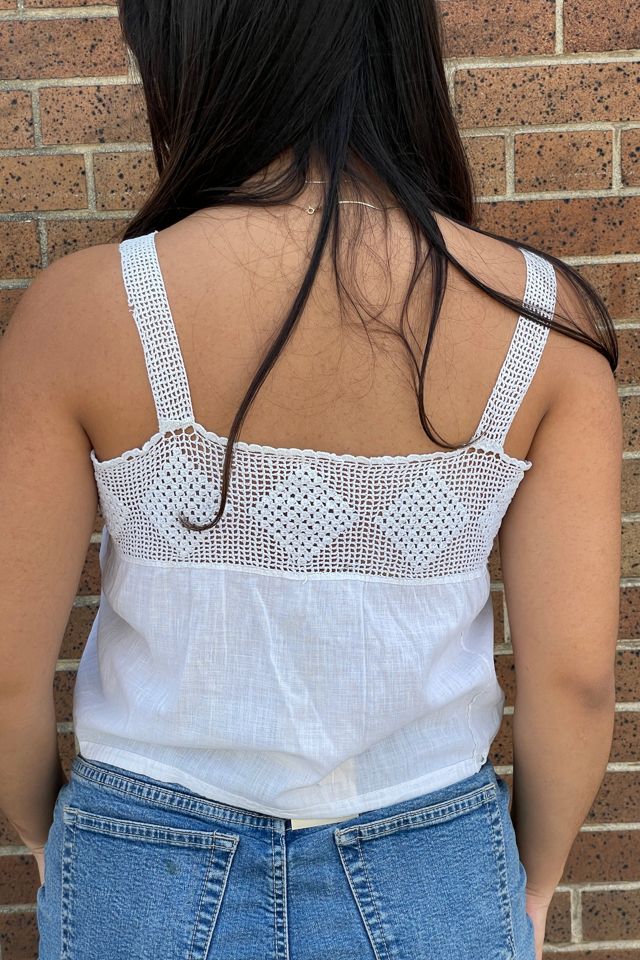 Antique Cropped Handmade Camisole Selected by FernMercantile #2