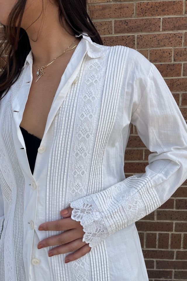 Vintage Edwardian Duster Night Shirt Selected by FernMercantile #1