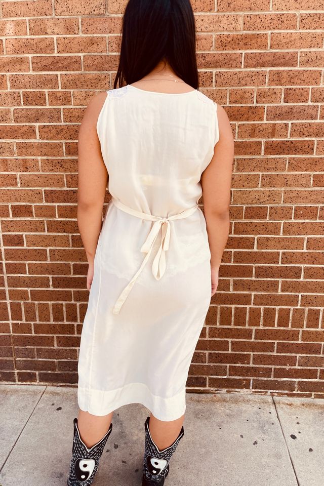 Vintage 1920's Pink Silk Slip Dress Selected by FernMercantile #2