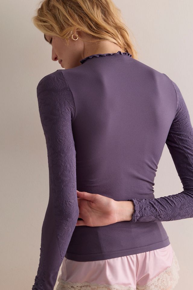 Mixed Feelings Mock Neck Top #1