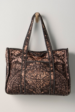 Distorted Quilt Tote Bag