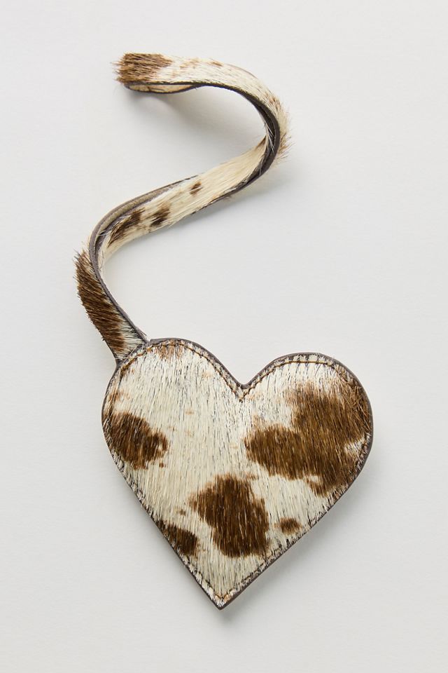 Heart Animal Print Keychain #1