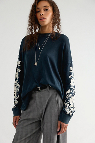 We The Free Flora Oversized Long Sleeve Tee