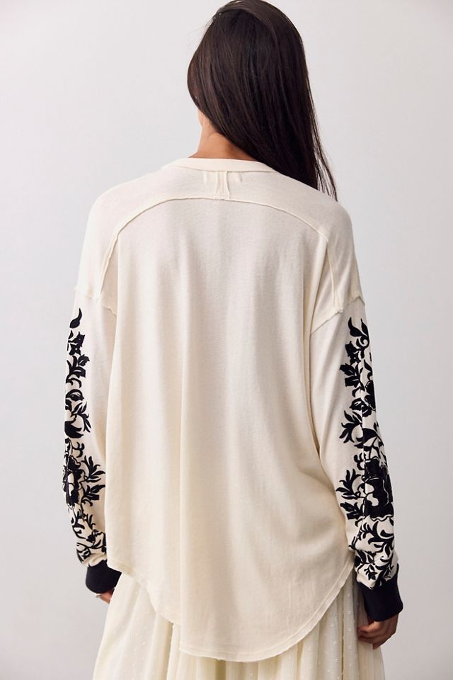 We The Free Flora Oversized Long Sleeve Tee #1