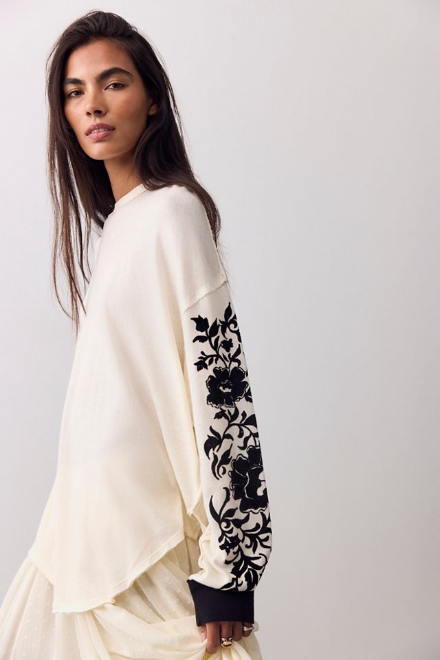 We The Free Flora Oversized Long Sleeve Tee #3
