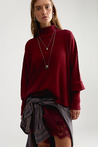 We The Free Moon Daisy Turtleneck Twofer