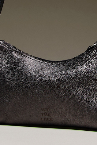 Женская сумка We The Free Sutton Leather Shoulder, цвет: Чёрный — фото 5