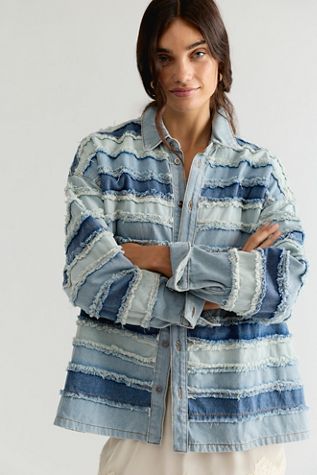 The Tales Layered Hand Worked Denim Shirt