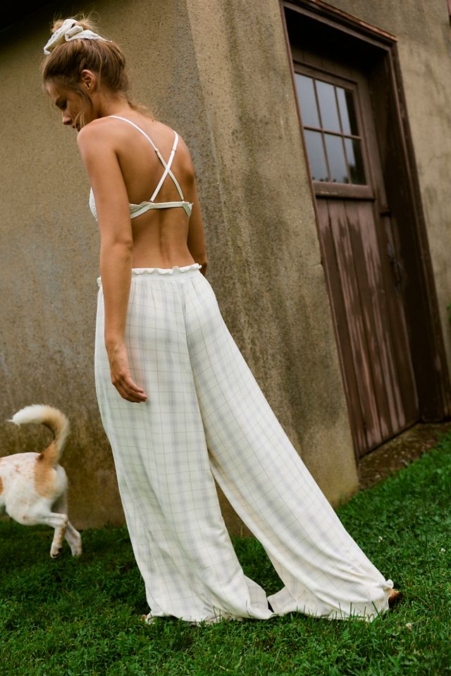 Dream State Printed Wide-Leg Pants #1