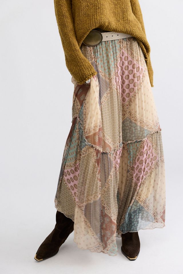 Jupe maxi imprimée Single Whip #1