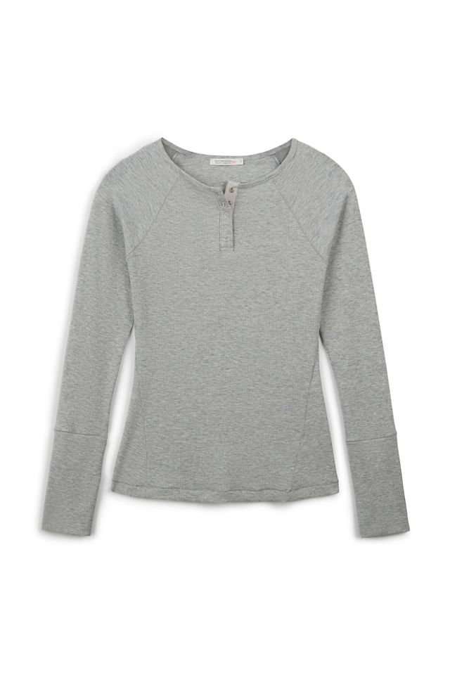 Keeping It Light Ribbed Henley #5