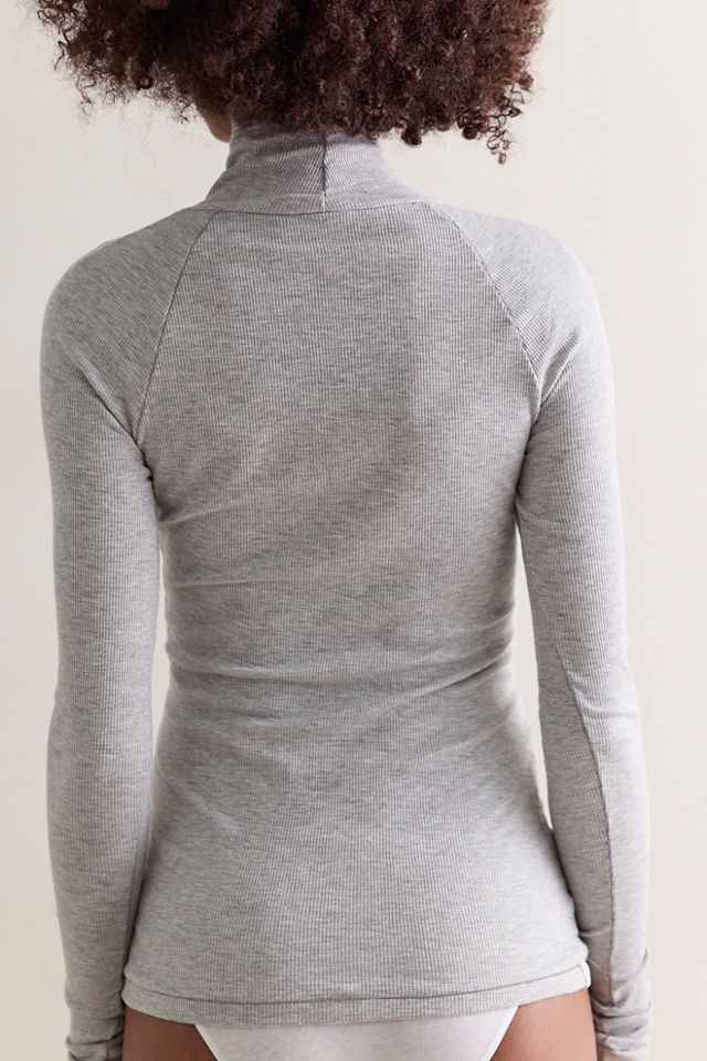 Keeping It Light Ribbed Turtleneck Top #1