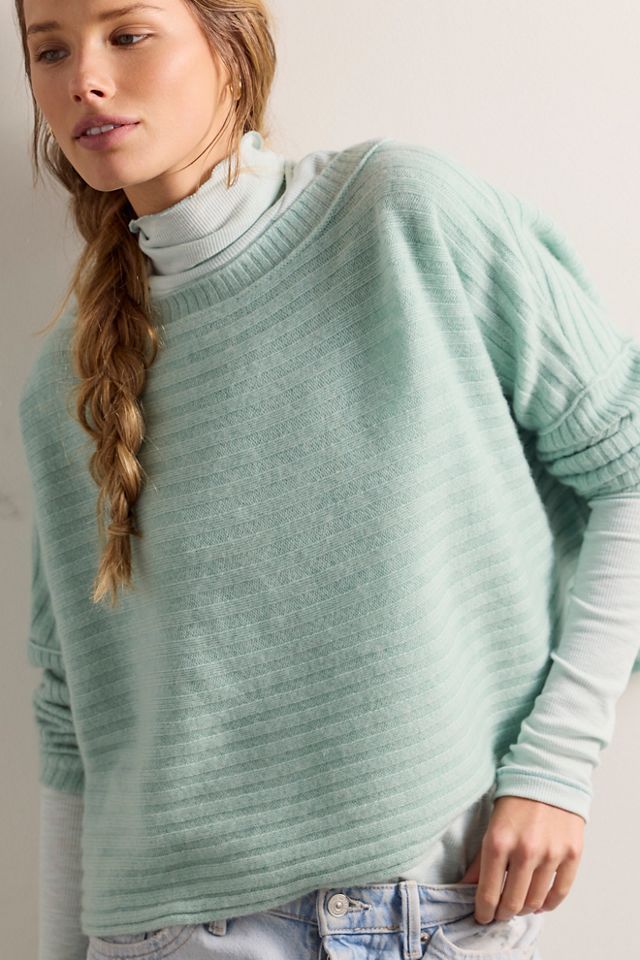 Keeping It Light Ribbed Turtleneck Top #2