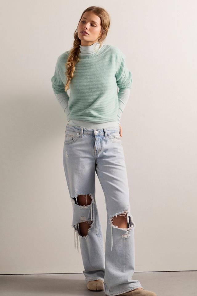 Keeping It Light Ribbed Turtleneck Top #3