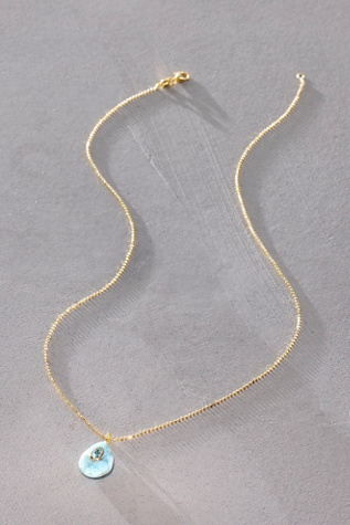 Robindira Unsworth Elena Larimar Teardrop Necklace