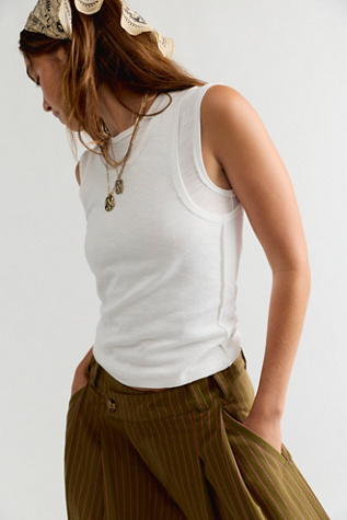 We The Free Tinsley Twofer Short Sleeve Top