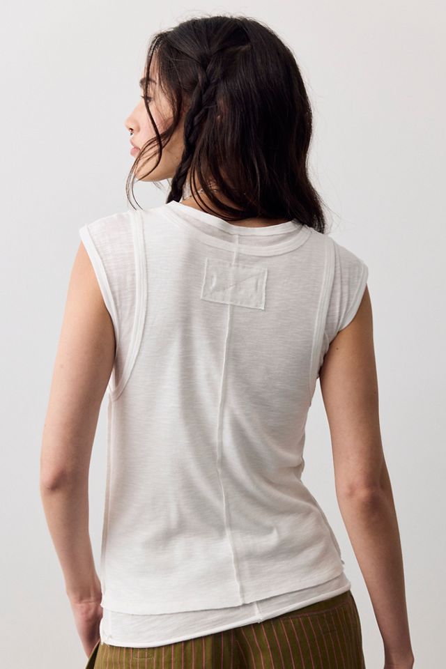 We The Free Tinsley Twofer Short Sleeve Top #1