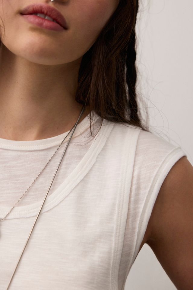 We The Free Tinsley Twofer Short Sleeve Top #2