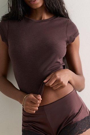 Keeping It Light Ribbed Baby Tee