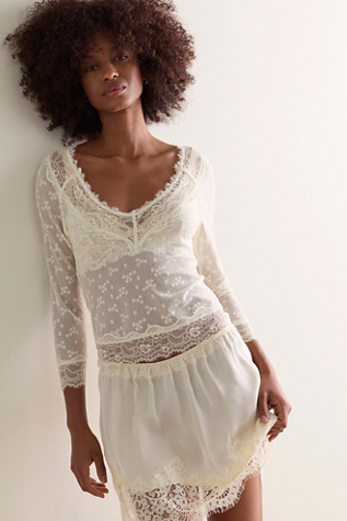 Lace Me Twice Layering Top