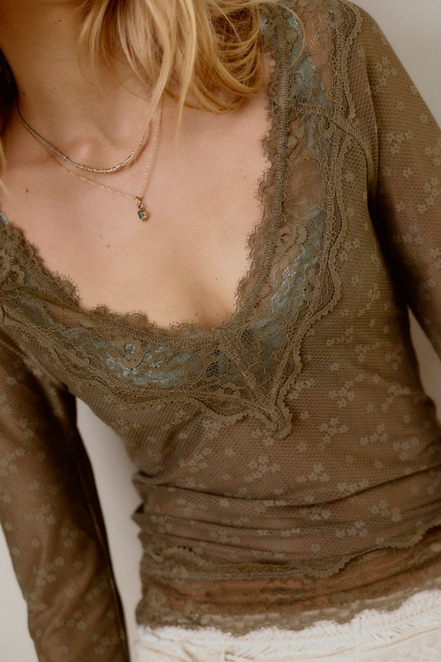 Lace Me Twice Layering Top #3