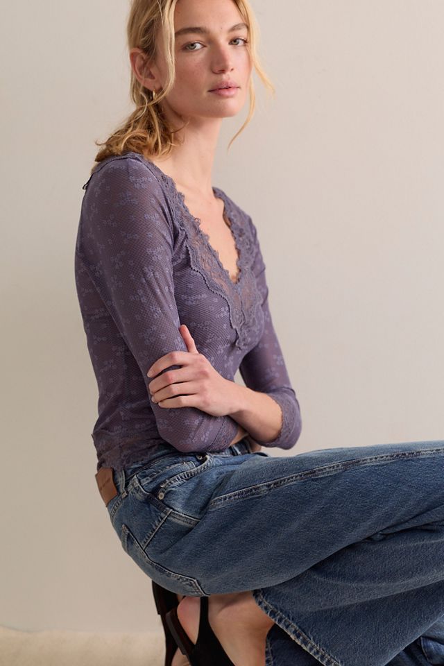 Lace Me Twice Layering Top #3