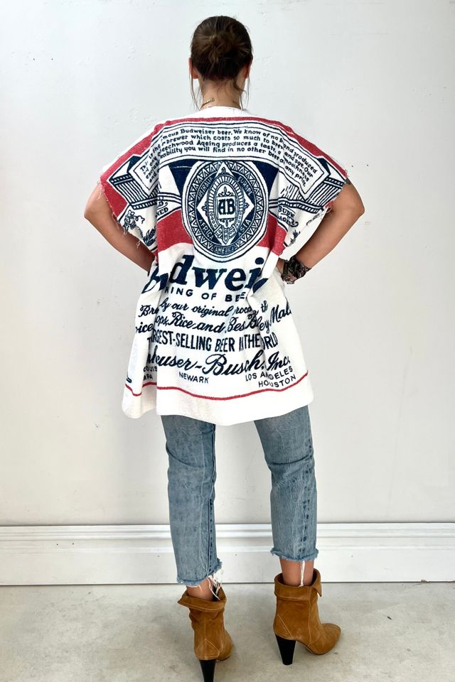 Anna Corinna Reworked Vintage Budweiser Terry Jacket #1