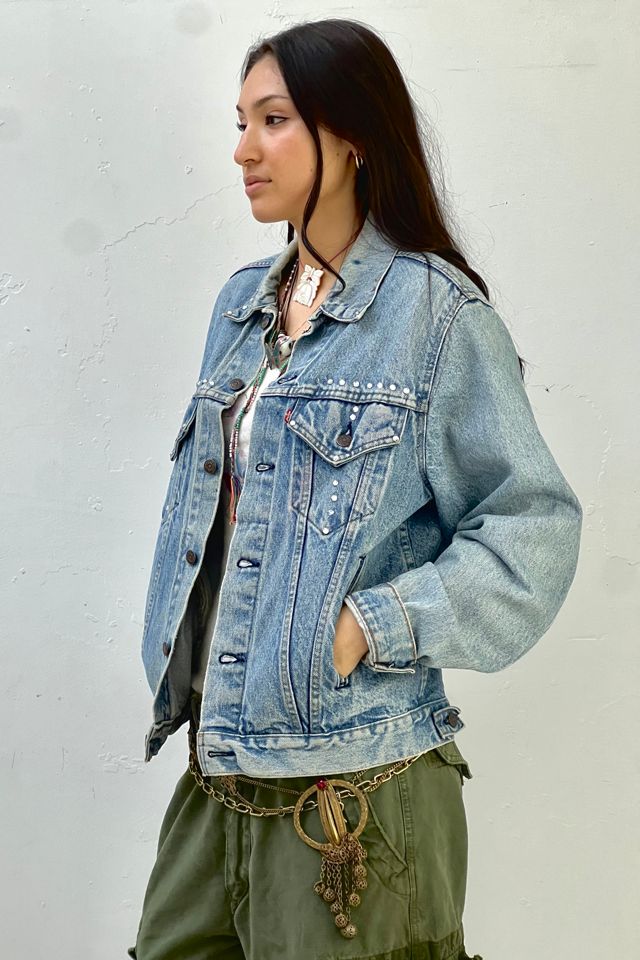 Vintage Levi's Jeweled Denim Jacket Selected by Anna Corinna #1