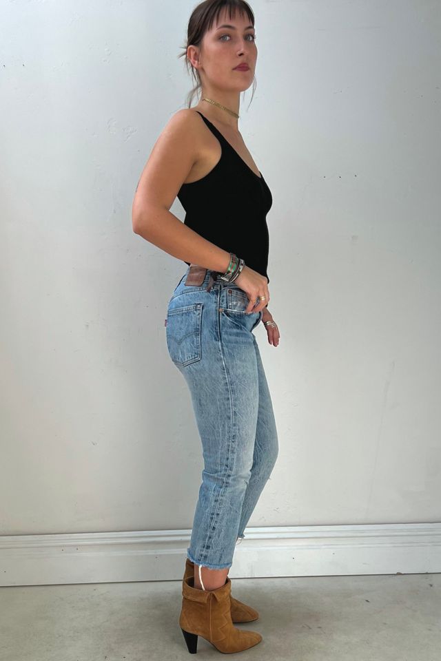 Vintage Cropped Levi's Jeans Selected by Anna Corinna #1