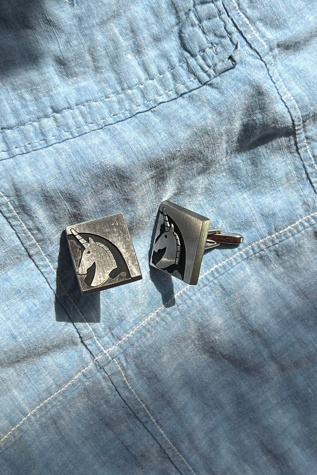 Vintage Unicorn Cufflinks Selected by Anna Corinna
