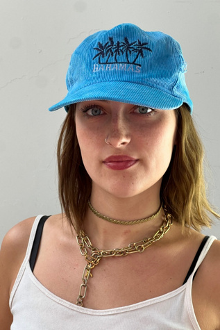 Vintage Bahamas Corduroy Hat Selected by Anna Corinna