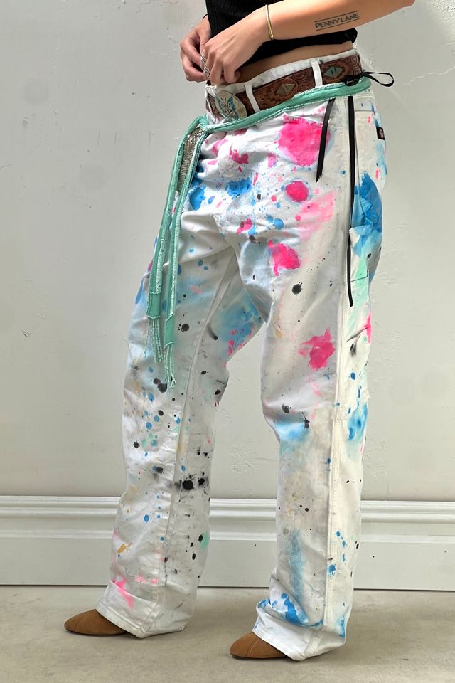 Anna Corinna Reworked Vintage Splattered Painter Pants #1