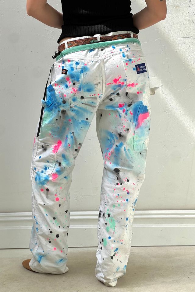 Anna Corinna Reworked Vintage Splattered Painter Pants #2