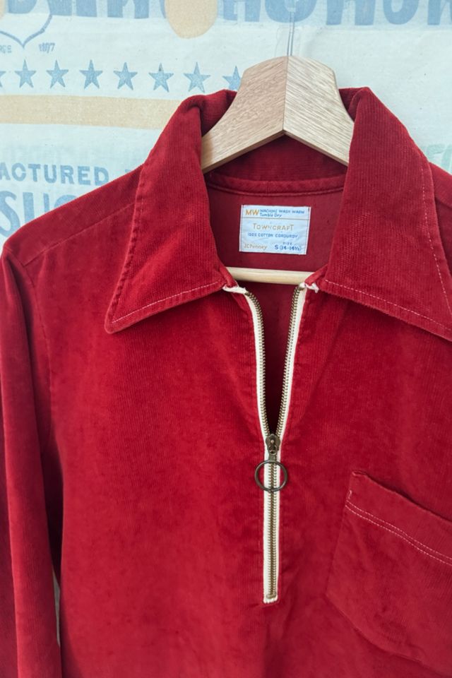 Good Days Vintage 1970s Towncraft Half Zip Cord Blouse #2